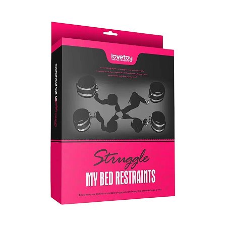 Algemas e Tornozeleiras Struggle My Bed Restraints - Lovetoy