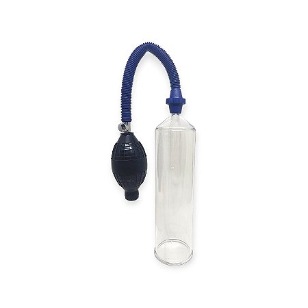 Bomba Peniana Manual 21 Cm com Pêra - Penis Pump