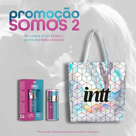 Somos2 - Excitante Feminino e Prolongador Masculino 20g - Intt Cosméticos