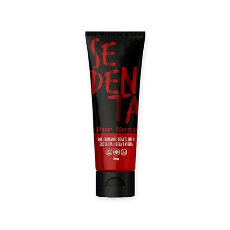 Gel Sedenta por Sexo com Glitter Lichia com Menta 50g - Pepper Blend