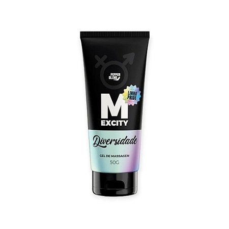 Gel Deslizante M Excity Diversidade 50g - Pepper Blend
