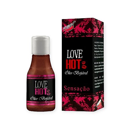 Love Hot Óleo Beijável Sensação 35ml - Chilies