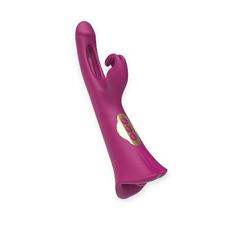 Vibrador de Ponto G com Dedilhar e Estimulador Clitoriano com Boca Tease Park - S-hande