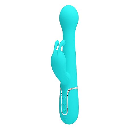 Vibrador Sobe e Desce com Esferas e Estimulador Clitoriano Dejon -  Pretty Love