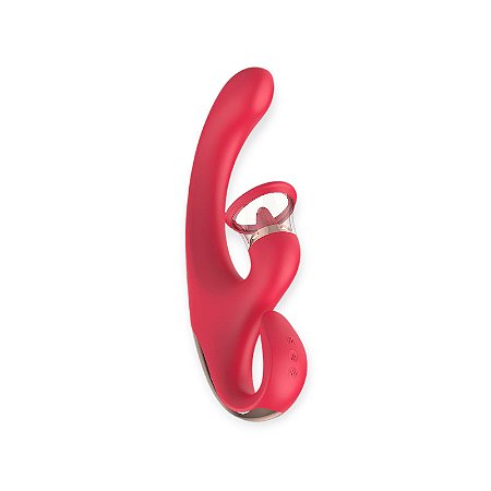 Vibrador para Ponto G e Clitóris com Língua e Sucção Sandra Coleção L'Amour - Lovetoys