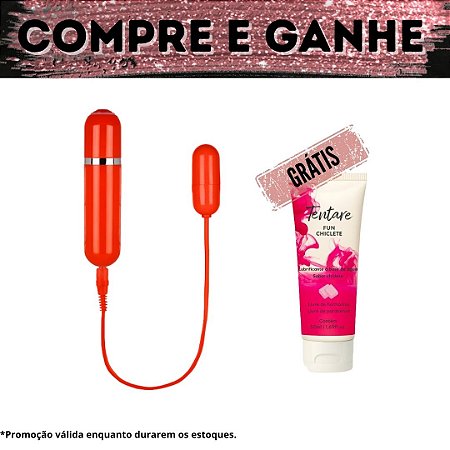 Compre Cápsula com 10 Vibrações e Luz de Led Virgo e Ganhe Lubrificante Fun Sabor Chiclete