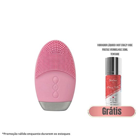 Estimulador com Cerdas Massageadoras Yoyo - Lovetoys * Grátis: Vibrador Líquido I Hot Crazy Vibe Frutas Vermelhas - Tentare