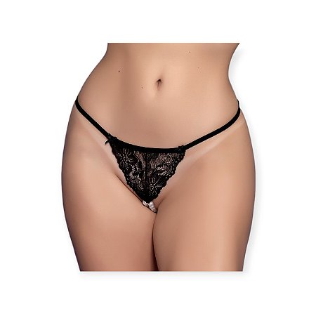 Calcinha Tailandesa Fio Dental com Pérolas Massageadoras - Yaffa