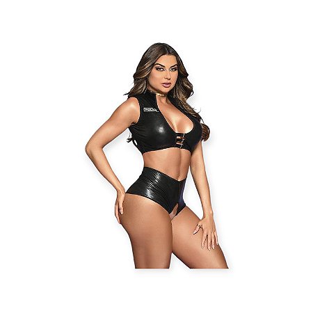 Fantasia Policial Agente do Desejo - Yaffa