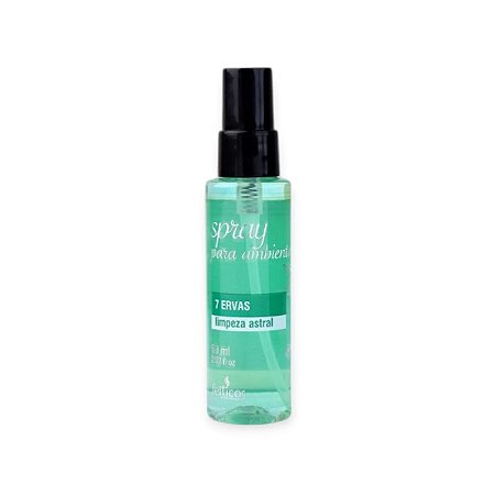 Spray Para Ambiente 7 Ervas Limpeza Astral 60ml - Feitiços