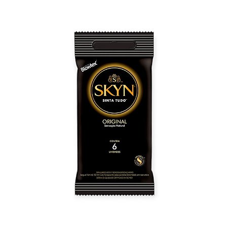 Preservativo Skyn Original com 6 Unidades - Blowtex
