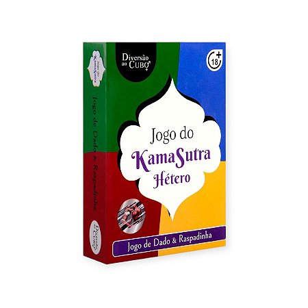 Jogo do Kama Sutra Hétero com 7 Raspadinhas - Diversão ao Cubo