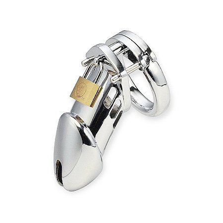 Cinto de Castidade em Aço Inox com Ponta Vazada - Lovetoys
