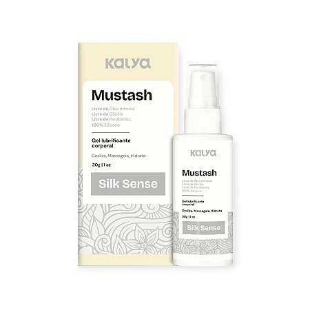 Óleo de Massagem Corporal Mustash Silk Sense 30g - Kalya