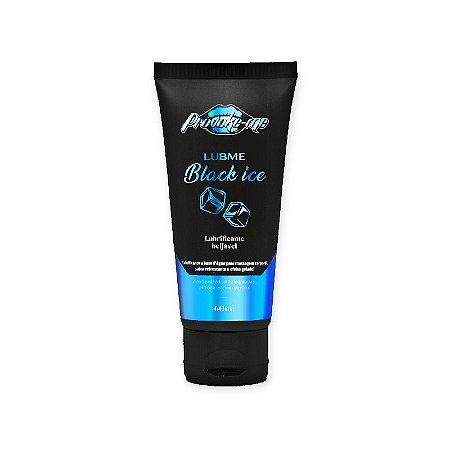 Lubrificante com Efeito Refrescante Lubme Black Ice 60ml - Provoke-Me
