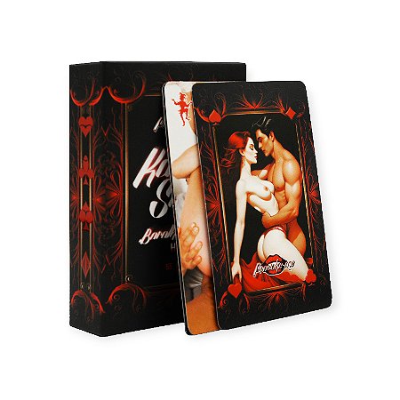 Baralho Kama Sutra Hétero Hard com 55 Cartas - Provoke-Me