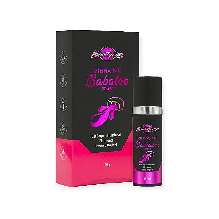 Gel com Efeito de Vibração Vibra-Me Babaloo Power 15g - Provoke-Me
