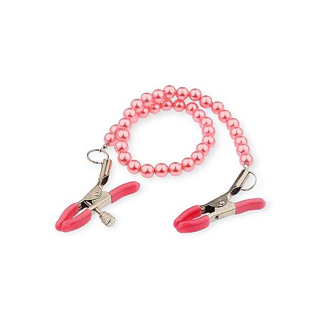 Grampos para Mamilos com Pérolas e Ajuste de Pressão - Lovetoys