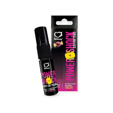Spray Eletrizante Beijável Power Shock 15ml - Sexy Fantasy