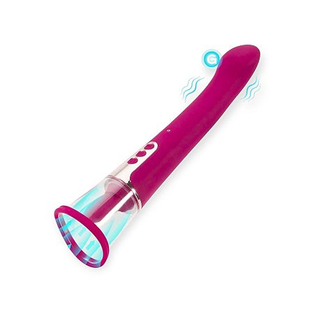 Vibrador de Ponto G com Vibração, Movimento e Sucção Cersei - S-Hande