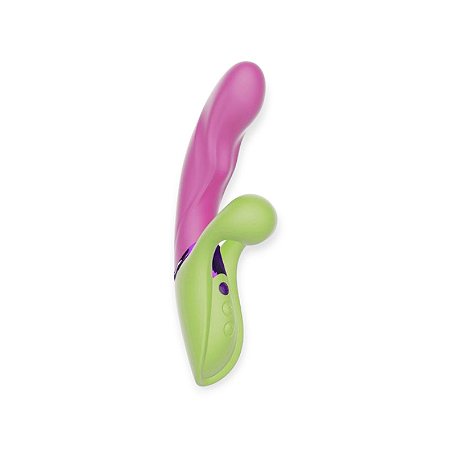 Vibrador Ponto G com Função Tapping e Estimulador Clitoriano Macetando - Intt