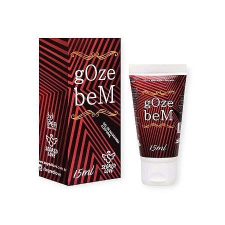 Gel Retardante Goze Bem 15ml - Segred Love