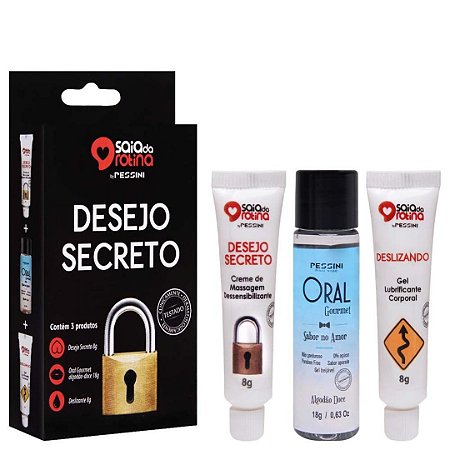 Kit Saia da Rotina Desejo Secreto - Pessini