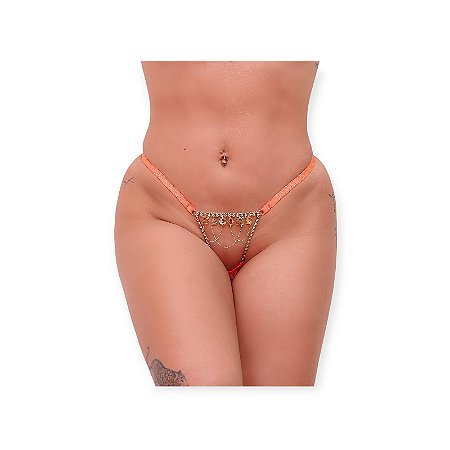 Calcinha Fio Dental com Strass Diva Me Come - Tallyta Moda Apimentada