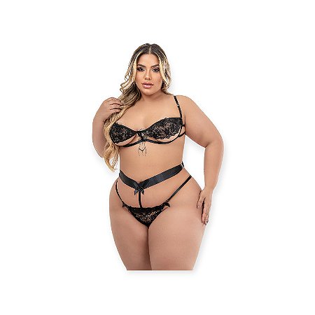 Conjunto Presente Inusitado Plus - Tallyta Moda Apimentada