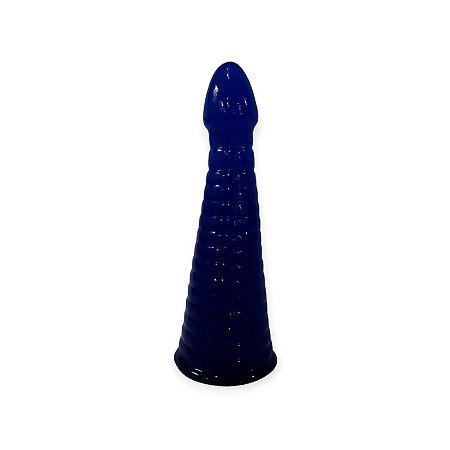 Plug Anal Cone Escalonado 26cm x 9cm com Esfera e Base - Absoloo