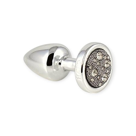 Plug Anal Cromado P com Pedras Cravejadas Less - Hard
