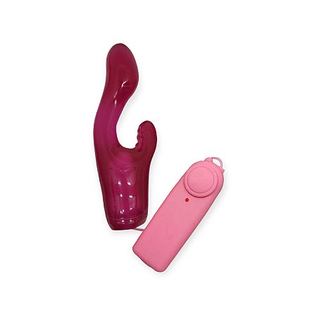 Vibrador Ponto G com Estimulador Clitoriano Multivelocidade - Absoloo