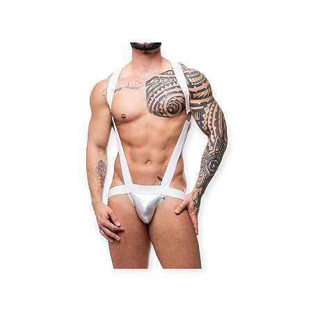 Body Harness em Cirre Prata - Sd Clothing