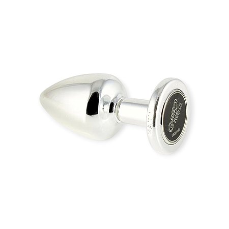 Plug Anal Cromado Signo Escorpião Tam G - Hard