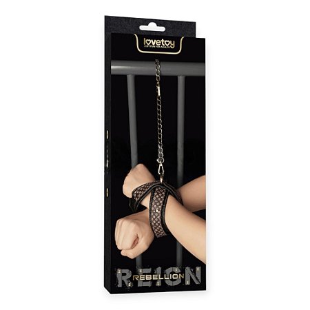 Algemas Cruzadas Rebellion Reign Crossed Handcuffs - Lovetoy