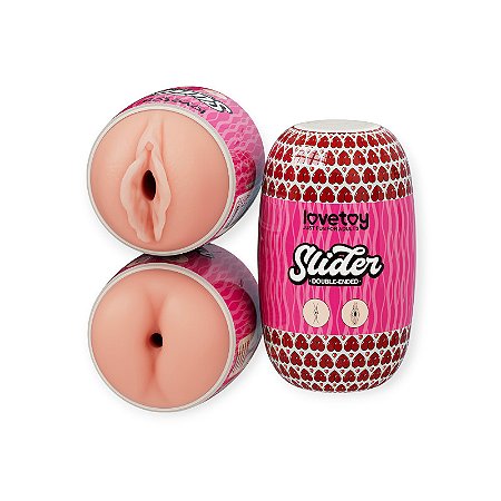 Masturbador Egg Vagina e Ânus Slider Daul-Ended Masturbator Ass and Vagina - Lovetoy