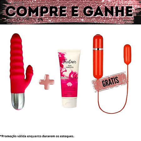 Compre Vibrador Twist + Lubrificante Tentare Fun Chiclete e Ganhe Cápsula Virgo