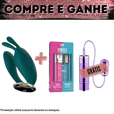 Compre Vibrador de Casal Will + Somos 2 e Ganhe Cápsula Quiver