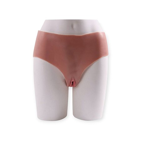 Cinta com Vagina Trans Realística Penetrável com Canal para Urinar - Lovetoys