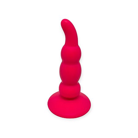 Plug Anal Escalonado em Silicone Give It All Pink - Nanma