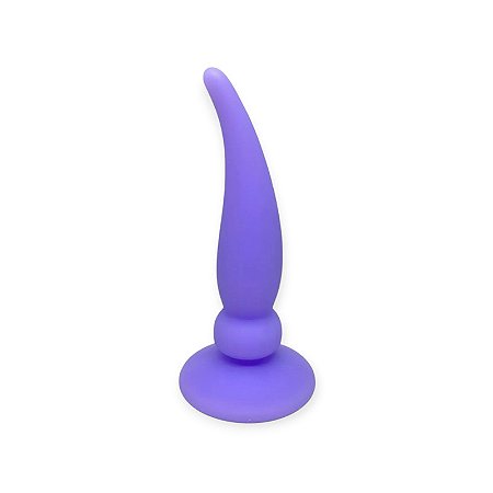 Plug Anal Curvo em Silicone Give It All Lilac - Nanma