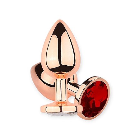 Plug Anal Jóia em Aço Inox Rosé Gold - Lovetoys