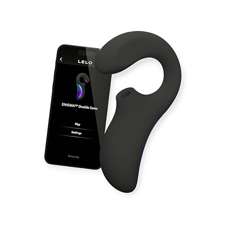 Vibrador e Sugador com Controle via App Enigma Double Sonic - Lelo