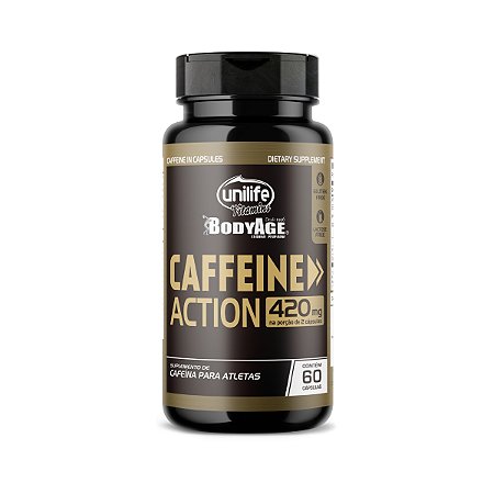 Cafeína 420mg Unilife 60 caps