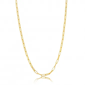 Corrente Cartier Semijoia Masculino Elos Liso