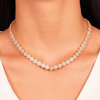 Choker Semijoia Riviera Flor