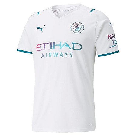 Camiseta Manchester City Away 21/22 s/n Torcedor Puma Masculina