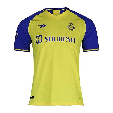 Camisa Nike Al-Nassr 23/24 Torcedor Pro - Amarela+Azul