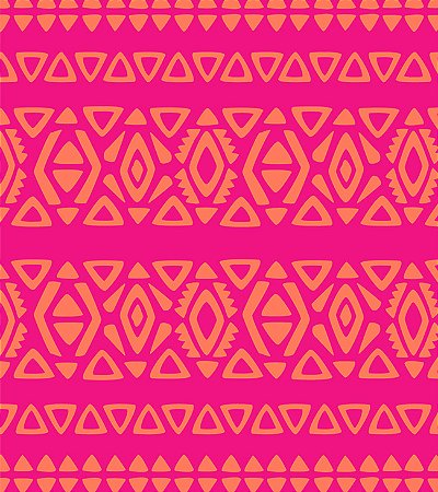 Estampa ALOHA – Padrão Geométrico Étnico em Tons Vibrantes | Tecido Tricoline Digital 100% Algodão (0,50x1,50m)