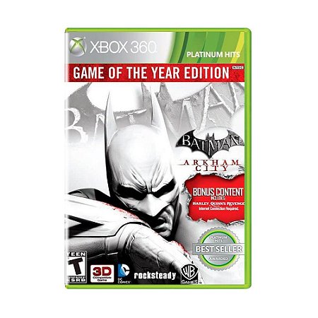 Jogo Batman: Arkham City (Platinum Hits) - Xbox 360
